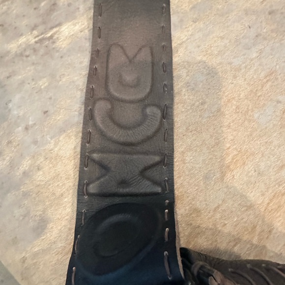 Brown Leather unisex cross body bag by Muxo - Picture 7 of 12